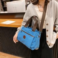 Bolso de mano informal de lona para mujer, bandolera de hombro de gran capacidad, de diseñador, para compras - details 15