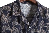 Camisa floral holgada y holgada informal para vacaciones en la playa de Hawaii - details 35