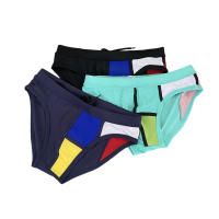 Jessborn bañadores triangulares a juego de colores para hombre, multicolor, patchwork, pantalones cortos para surfear en la playa, primavera caliente - details 5