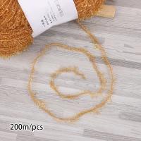 Lana de seda de vidrio de 100g, hilo de ganchillo para tejer a mano, hilo práctico para tejer a mano, manualidades, muñeca, suéter, sombrero, bolsa - details 0