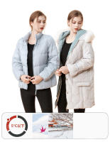 Chaleco deportivo para mujer Tops térmicos de lana cálidos de invierno - details 11