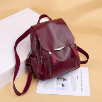 Mochila antirrobo de cuero suave para mujer, bolsos escolares de gran capacidad, bolsos de viaje, diseñador de lujo, moda - details 7