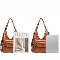 Bolso cruzado de cuero PU para mujer, bandolera de hombro Vintage, bolso Hobo de gran capacidad, bolso de viaje informal, bolso de mano - details 13