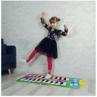 Kids Musical Piano Mat Duet Keyboard Play Mat 20 Keys Floor Piano with 8 Instrument Sound 5 Paly Modes Dance Pad Puzzle Toys - details 25