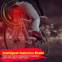 Elecpow Bicycle Burglar Alarm Taillight IP65 Waterproof USB Charge Scooter Bike Rear Lamp Turn Signal Warning Auto Brake Light - details 3