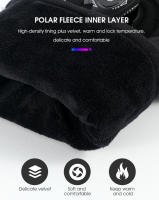 WEST BIKING-Guantes Térmicos de invierno para ciclismo, manoplas reflectantes para pantalla táctil, resistentes al agua, para ciclismo, moto y esquí - details 5