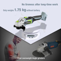 Amoladora Angular Inalámbrica de Litio-Ion WORKPRO 20V Máquina de Pulir y Corte para Reparación de Herramientas Eléctricas Hecha en China - details 4