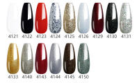 Parkson-Juego de esmaltes en Gel para uñas, barniz de uñas de larga duración, LED, Color blanco y negro, para manicura francesa, 2 piezas - details 5