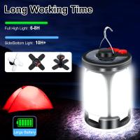 Linterna LED Solar de alta potencia para acampar, recargable, 4500mAh, 1000LM, plegable de emergencia, 6 modos de luz para acampar y pescar - details 1