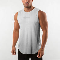 New Arrival Quick-drying Summer Men's Printed Basketball Bodybuilding Fitness Breathable Gyms Sports O-neck Tank Top - details 7