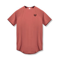 Camiseta de Fitness de Verano para Hombres Manga Raglan de Cuero Elástico Patrón Sencillo - details 17