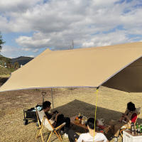Vela de Sombra Impermeable Octagonal Grande 5.1x5.1m Venta de Campamento de Trompo de Sol para Jardín al Aire Libre Playa Turista - details 14