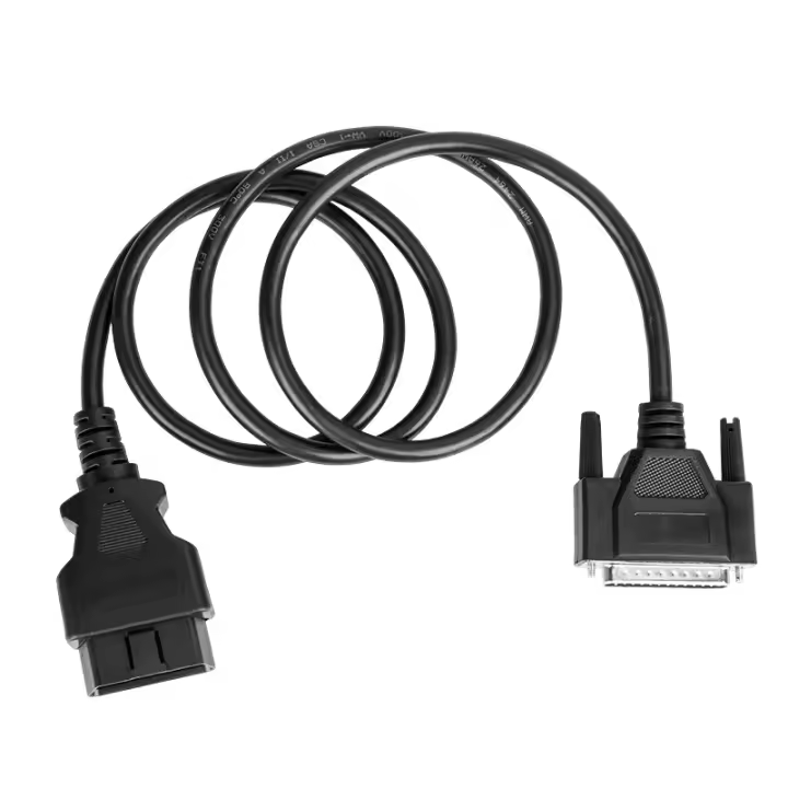 Cable de diagnóstico de prueba de coche OBDll macho de 16 pines a DB 25 macho OBDll - 1