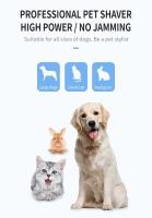 Kemei-cortapelos para gatos, afeitadora para perros con pelo despeinado, poco ruido, recargable, inalámbrico, eléctrico, silencioso, juego de cortapelos para perros, gatos y mascotas - details 1