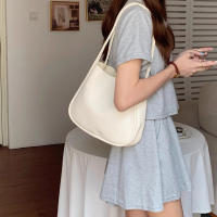 Bolsos de hombro de cuero PU para mujer, bolsos de Color puro, bolsos casuales pequeños con asa superior, bolso de hombro para mujer - details 4