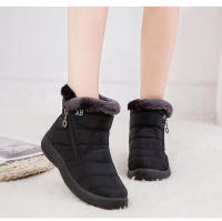 Botas de nieve impermeables para Mujer, botines ligeros informales, cálidos, color negro, Invierno - details 14