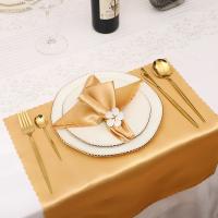 Servilletas de tela de satén verde, servilletas de mesa suaves para Hotel, fiesta de Navidad, boda, banquete, decoración de mesa, 10 Uds. - details 11