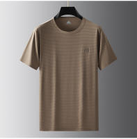Camisetas de hombre Camiseta de manga corta con cuello redondo a rayas - details 16