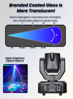 Luz de Cabeza Móvil con LED 30W Efecto de Escenario de Disco para Fiestas - details 3