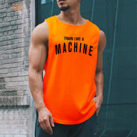 Summer New Sell Well Gym Bodybuilding Fitness Singlets Muscle Vest Man Basketball Jersey Solid Stringer Quick Dry Mesh Tank Tops - details 8