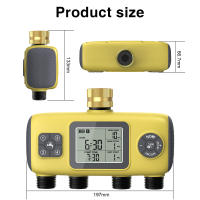Temporizador de riego automático de 4 zonas, sistema de riego de flores de jardín, controlador de tiempo, temporizador de agua Digital programable para invernadero - details 9