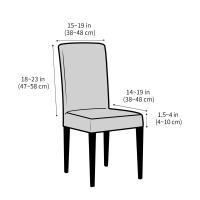 Cubierta de Silla de Spandex Ajustable Colores Sólidos para Comedores y Cocinas - details 23