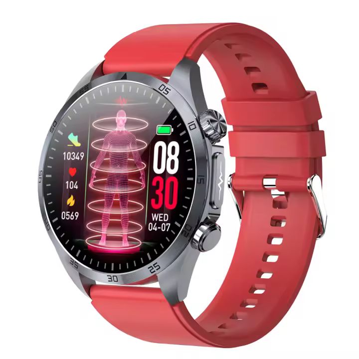 VALDUS 2025 Nuevo VE57 Pro Smartwatch Hombres Mujer Bluetooth Llamada ECG Temperatura Glucosa en sangre Frecuencia cardíaca Detección de salud AMOLED Compatible Android IOS Smartwatch - 1