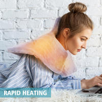 Almohadilla térmica eléctrica para aliviar el dolor de cuello y espalda, chal de calefacción para hombro, envoltura para alivio del dolor, terapia de calor, manta térmica de invierno - details 5