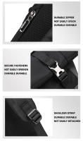 Mochila de gran capacidad para hombre, bolsa de viaje para ordenador portátil, bolsa de hombro, equipaje, cubierta enrollable, novedad - details 10