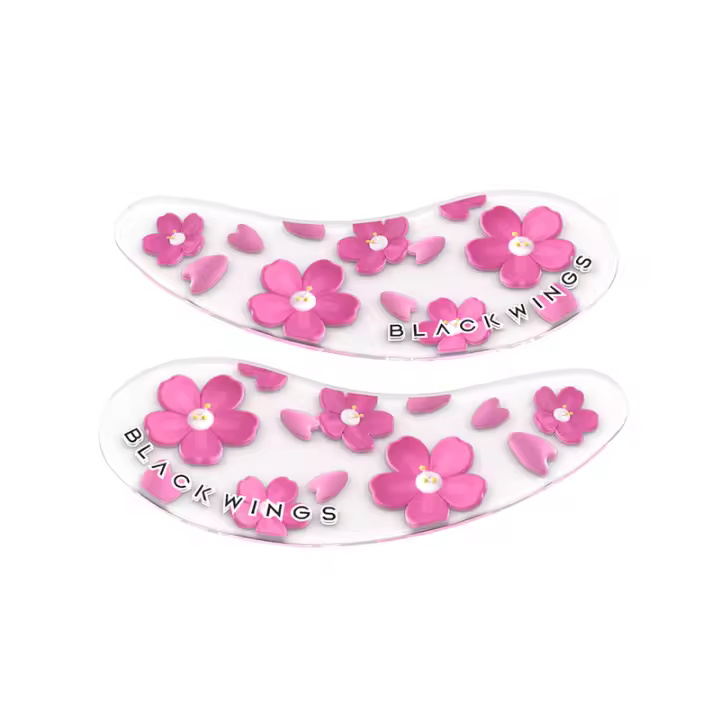 Se pueden reutilizar pegatinas multicolores con silicona elástica y un par de pegatinas para ojos con logotipos, suaves y cómodas. - 1