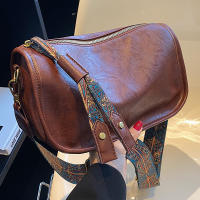 Bolso de Hombro Vintage para Mujeres Estilo de Lujo Bolso Cruzado de Cuero PU Estilo Mensajero Para Damas Bolso de Mano - details 15