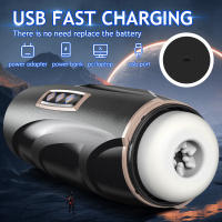 La masturbación masculina con calefacción eléctrica de taza de avión retráctil completamente automática se puede insertar en suministros para adultos - details 7