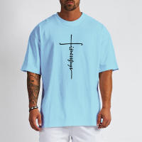 Oversized Fit T shirt Men Drop Shoulders Gym Bodybuilding Fitness Loose Hip-Hop T-shirt Quick Dry Mesh Streetwear Sports Tshirt - details 7