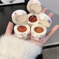 Mousse de Labios de Terraza de Mariposa Rosaje de Labios Impermeable con Pincel Terraza Gris Rosa - details 3