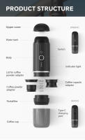 Cafetera eléctrica portátil Compatible con Nespresso, cápsulas originales y café molido para viajes y Camping - details 13