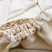 Bolsos de ganchillo de moda para mujer, bolso de mano de playa de rafia, bolso de paja, bolso de hombro de punto bohemio - details 29