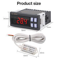 Controlador de temperatura y humedad ZL-7801A, incubadora, termómetro Digital, higrómetro, temperatura y humedad con Sensor para almacenamiento de incubación - details 8