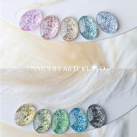 Esmalte de Uñas Arte Clavo 8ml con Brillantes Sequines de Diamante Glitter Ideal para Manicura Semi Permanente con Estrellas LED UV Producto Dangeroso de Belleza - details 4