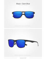 KINGSEVEN-gafas de sol polarizadas UV400 para hombre y mujer, lentes rectangulares de aluminio de alta calidad, accesorio deportivo de lujo para conducir - details 7