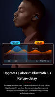 Ear Clip TWS auriculares inalámbricos estéreo envolvente Hifi Bass Bluetooth 5,3 auriculares con micrófono para deportes música juegos llamadas - details 5