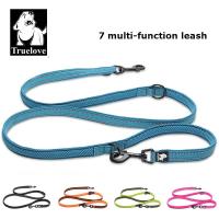 Truelove 7 In 1 Multi-Function Adjustable Dog Lead Hand Free Pet Training Leash Reflective Multi-Purpose Dog Leash Walk 2 Dogs - details 6