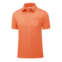 MAGCOMSEN Men's T-shirt Short Sleeve Quick Dry Breathable  Golf Polo Shirt with Pocket - details 6
