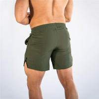 Men Summer Training Shorts Fitness Bodybuilding Breathable Elastic Waist Gyms Sweatpants - details 13