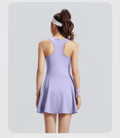1 vestido deportivo para mujer, vestido antideslizante para exteriores, vestido de tenis con cremallera, vestido de bádminton para correr y fitness - details 12