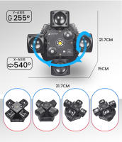 Luz de Cabeza Móvil Mini DJ de 48W Efecto Estroboscópico DMX512 LED RGBW para Fiesta y Club Nocturno Material de Plástico Certificado CE - details 2