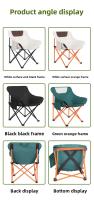 Silla plegable ligera para camping, viajes, mochileros, VIES, pesca, jardín, balcón, 1 pieza. - details 12