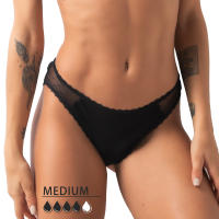 Ropa interior menstrual femenina de 4 capas de gran tamaño con absorción de flujo pesado, ropa interior fisiológica a prueba de fugas, 1 pieza. - details 10