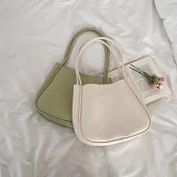 Bolsos de hombro de cuero PU para mujer, bolsos de Color puro, bolsos casuales pequeños con asa superior, bolso de hombro para mujer - details 11