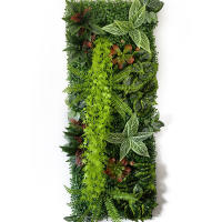 Nuevo 3D 40*120 CM planta Artificial plástico césped pared Fondo Panel de pared flor verde decoración del hogar - details 5