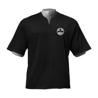 Summer High Quality Cotton Solid Color V-neck T Shirt Gym Bodybuilding Fitness Casual Classic Men's Sport Oversized Clothing - details 10